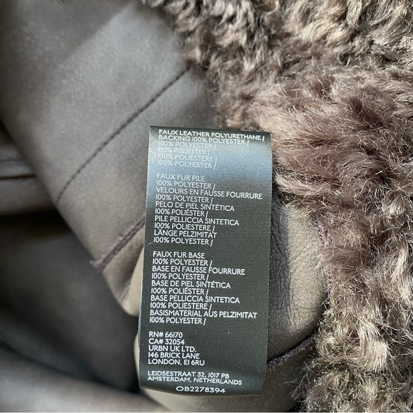 NWT Free People Jolie Oversized Teddy Jacket Deep Fudge Brown XS - Picture 9 of 12